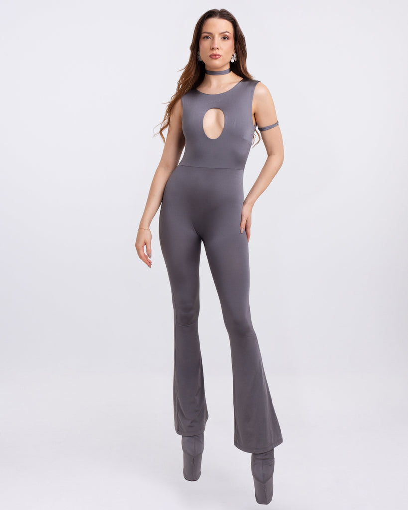 FANNA polewear Activewear XS / SHINE GRAY LUMEN JUMPSUIT