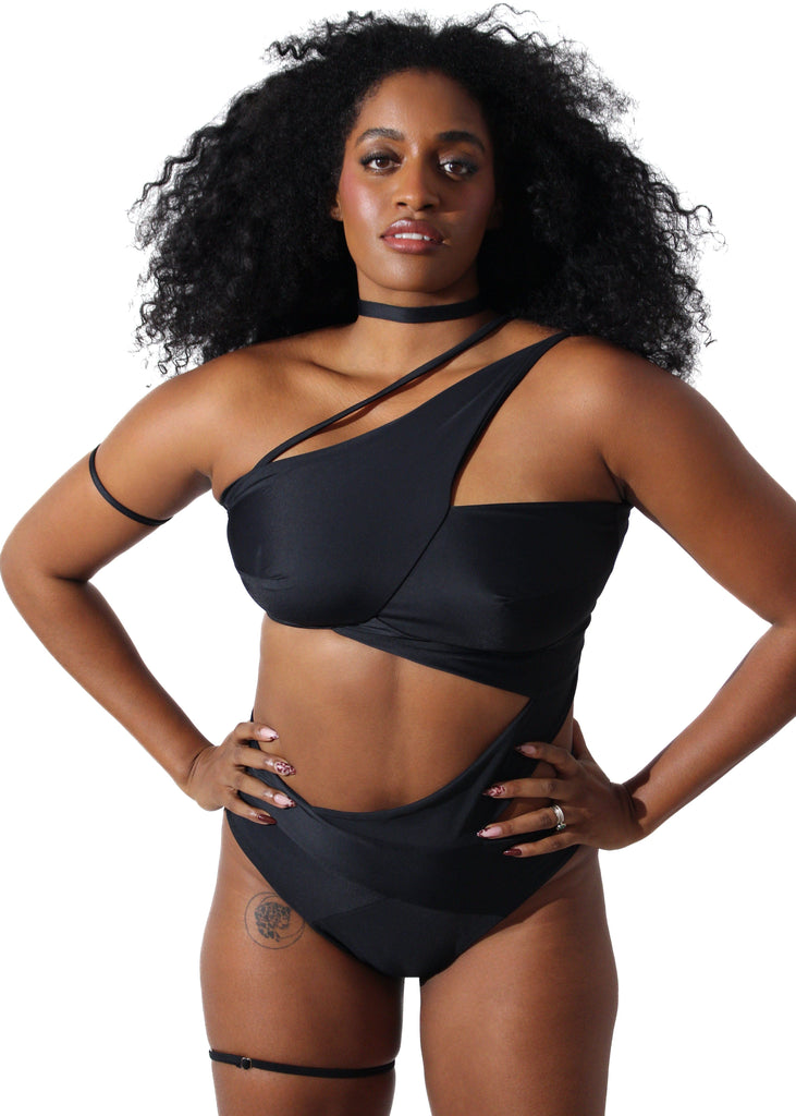 FANNA polewear Swimwear XS / BLACK UNITY BODYSUIT